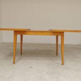 Extendable lacquered table czechoslovakia trud 1960