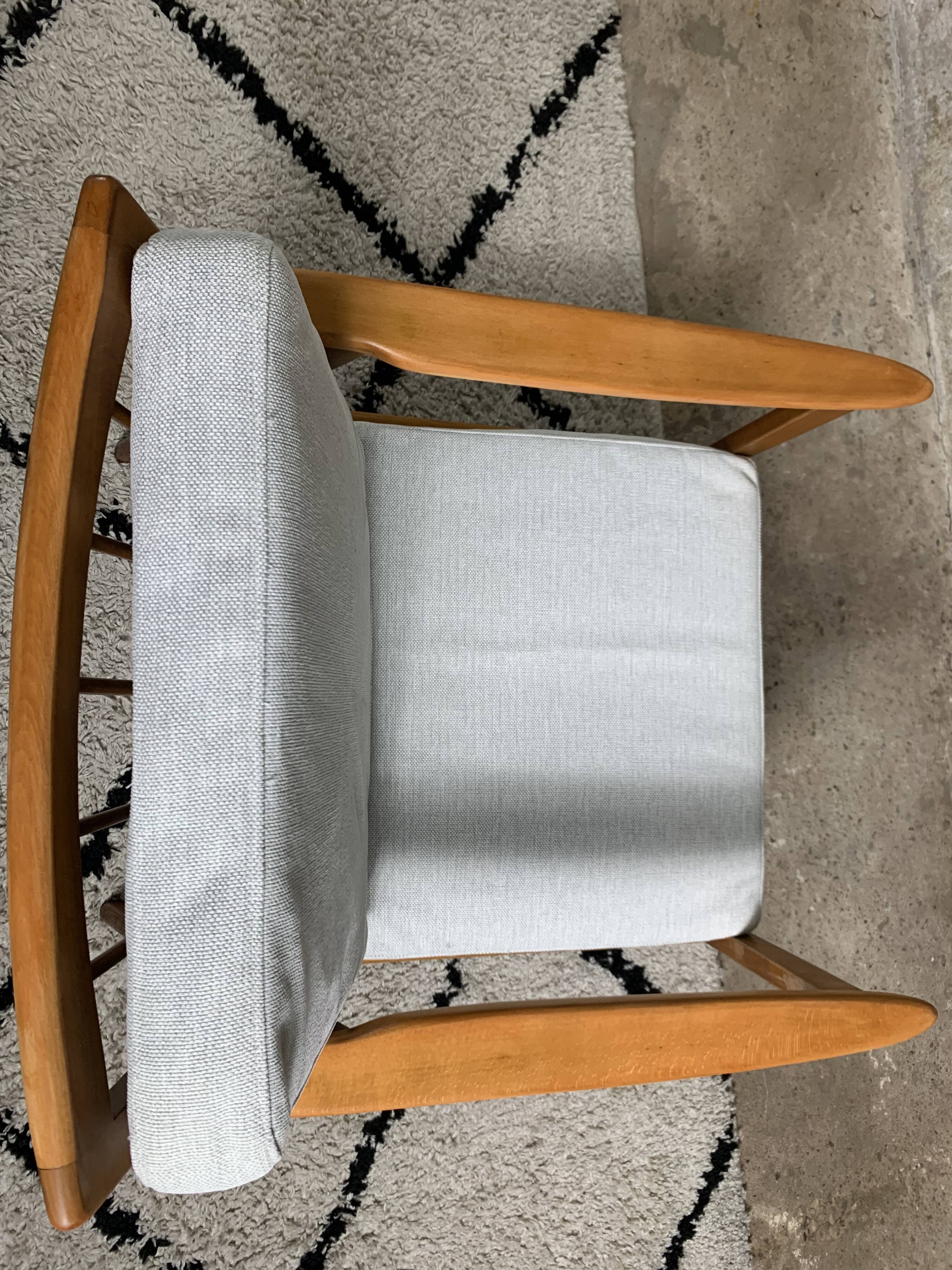 A pair of scandinavian lounge chairs from the 1960s