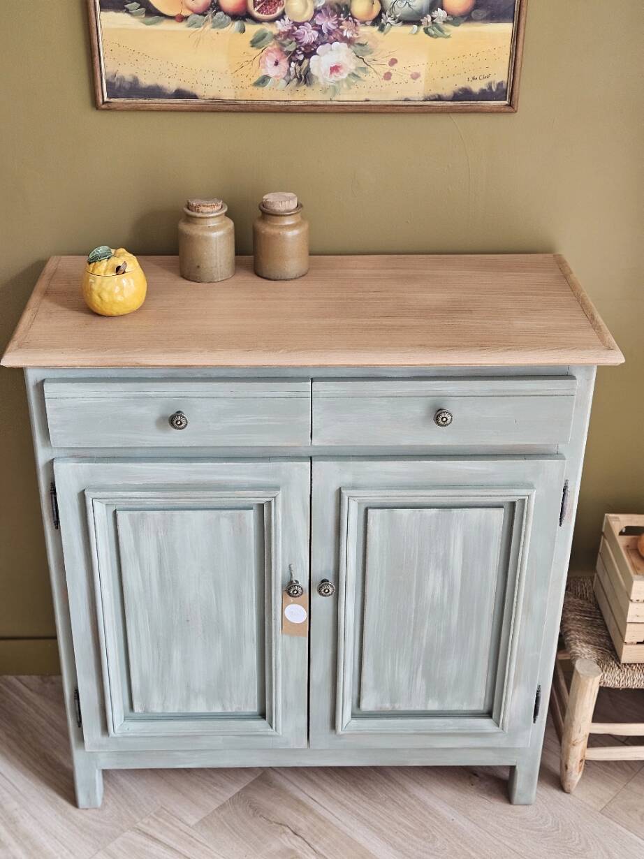 Renovated and distressed Parisian sideboard | Lucien