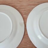 2 decorative plates in English porcelain - English Style
