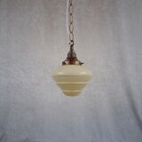 Beehive pendant with chain hanging lamp 1930/40