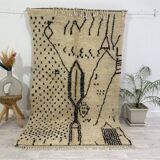 Handmade Moroccan Berber carpet 245 x 147 CM
