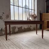 Turned leg cherry table 160cm
