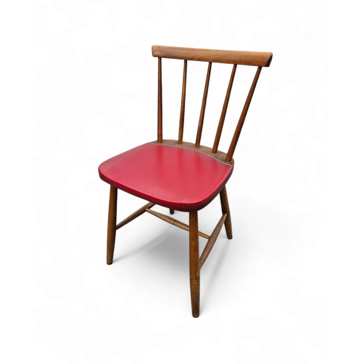 4 chaises à fuseaux des années 1960