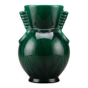 Vase art déco Saint-Clément - malachite