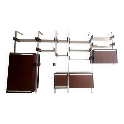 Meuble living / Bibliothèque suspendue modulable par Michel Ducaroy pour Ligne Roset Vintage 1970
