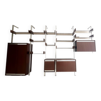 Living room furniture / Modular suspended bookcase by Michel Ducaroy for Ligne Roset Vintage 1970