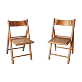 Pair of vintage folding chairs