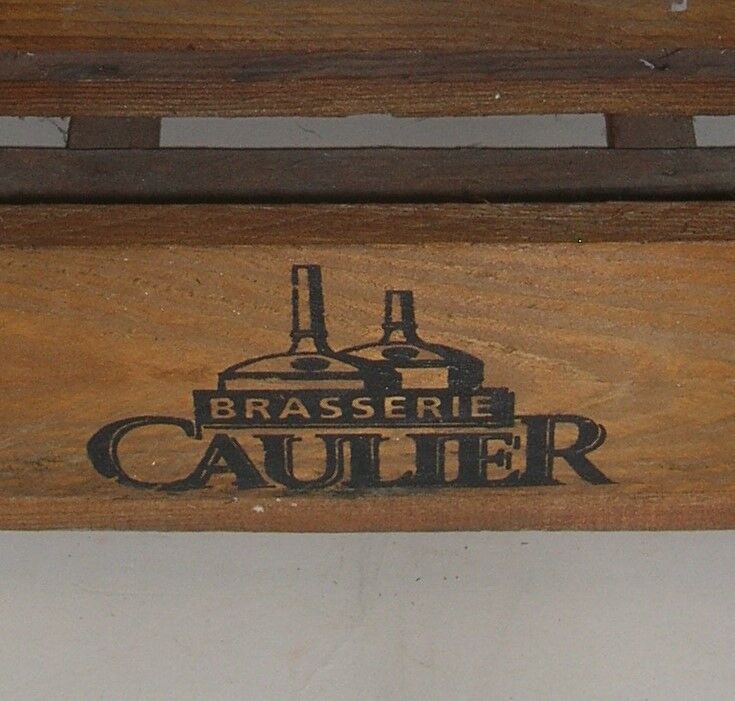 Caulier brewery wooden crate