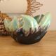 Flame ceramic planter