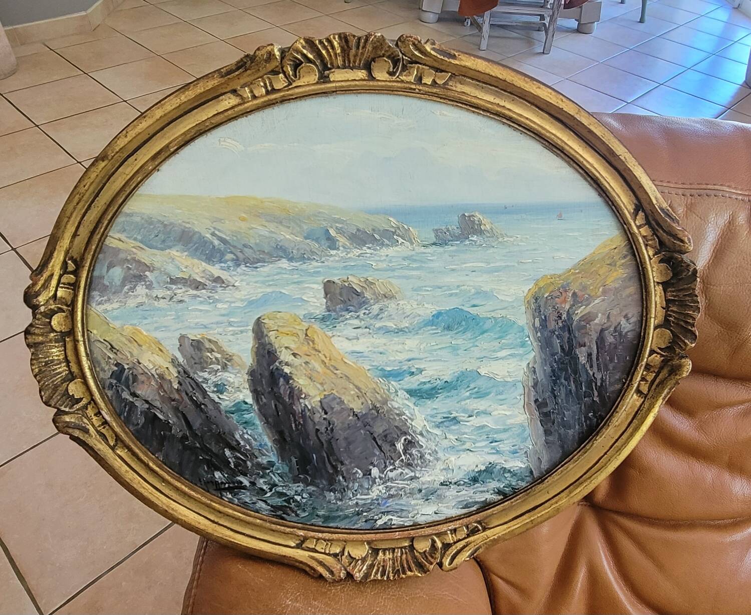 Peinture marine 19eme