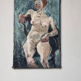 Oil on Canvas, French Woman