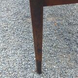 19th century farmhouse table with spindle legs, 225cm
