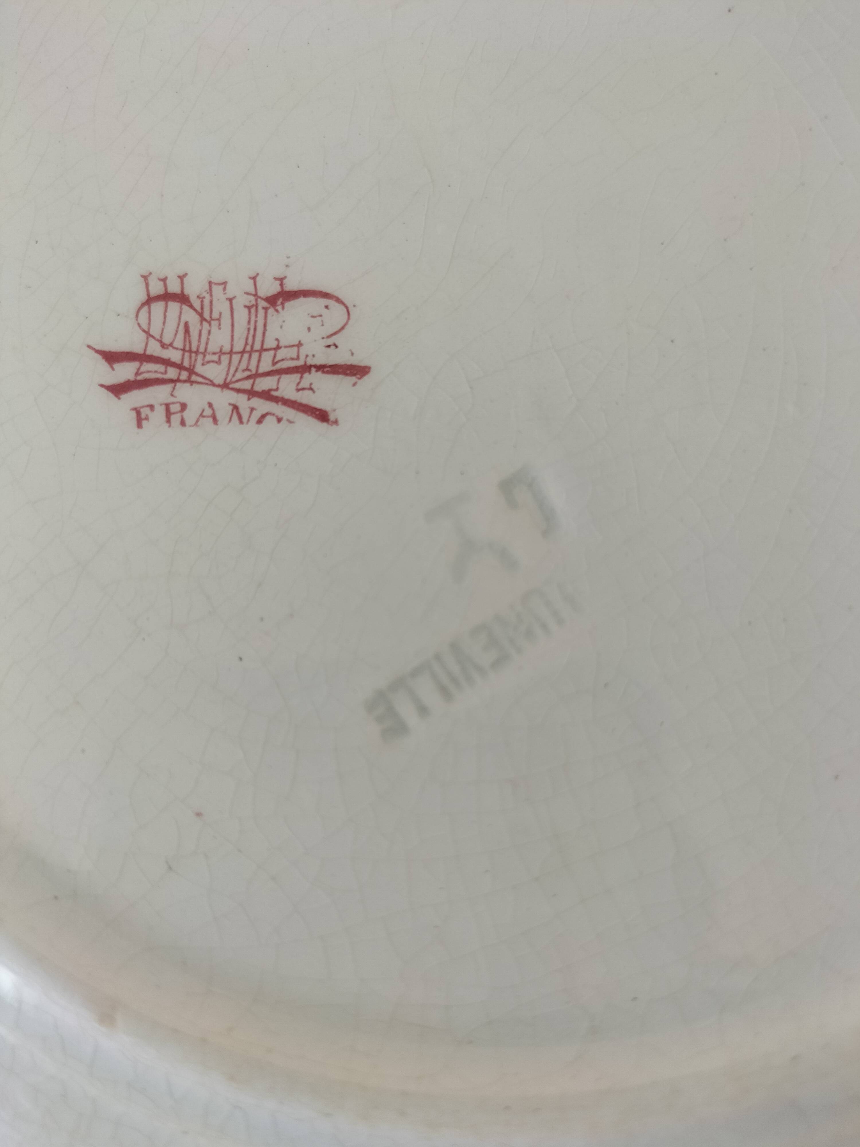 Lunéville Plate - Keller & Guérin (K&G)