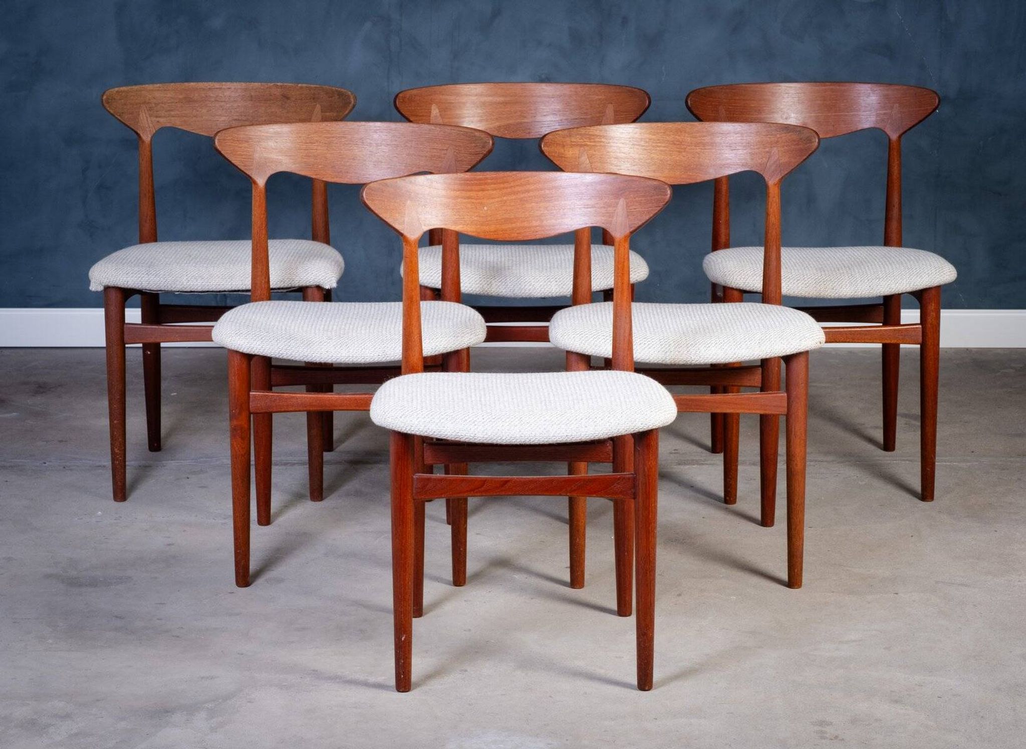 Chaises de Salle à Manger Vintage en Teck de Slagelse Møbelfabrik, Danemark, 1960s, Set de 6