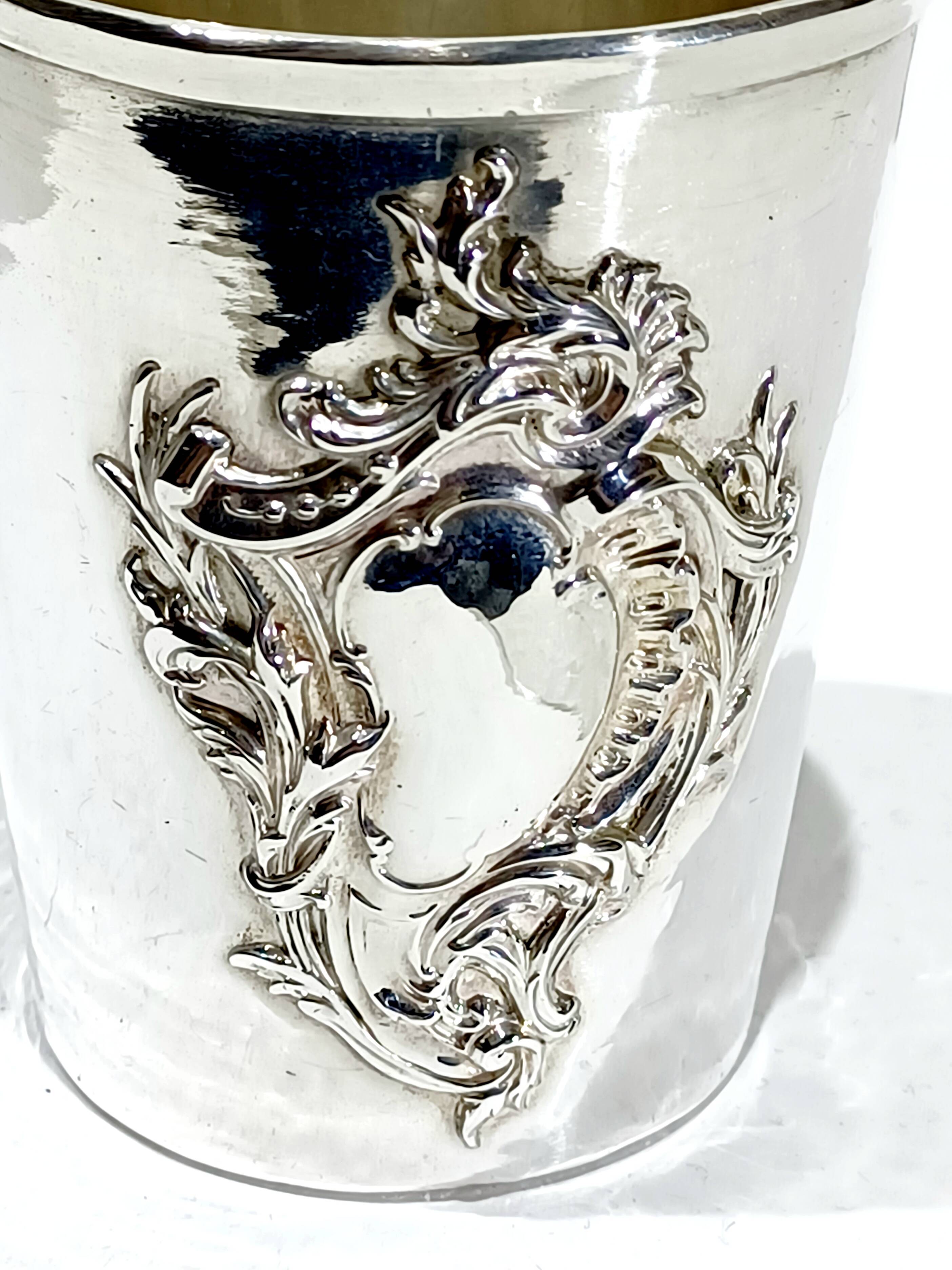 Louis XV style cup blank cartridge