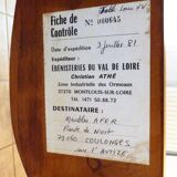 Table style Luis XV en merisier