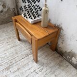 Solid elm bedside table Maison Regain