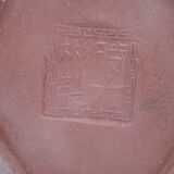 Yixing terracotta teapot signed