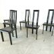 Italian Model Regia Dining Chairs by Antonello Mosca for Ycami, 1980s, Set of 6
