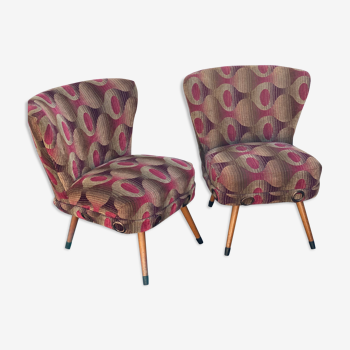 Pair of vintage cocktail chairs