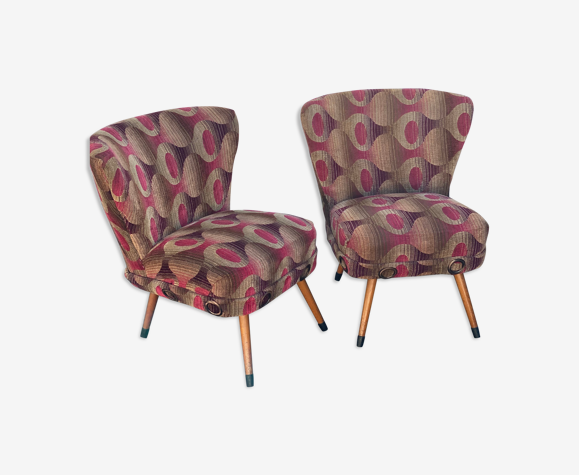 Pair of vintage cocktail chairs