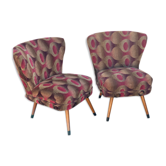 Pair of vintage cocktail chairs