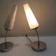 Pair of vintage wall sconces from the 1970s – Perforated opaline, brass