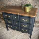 Commode arbalète noire