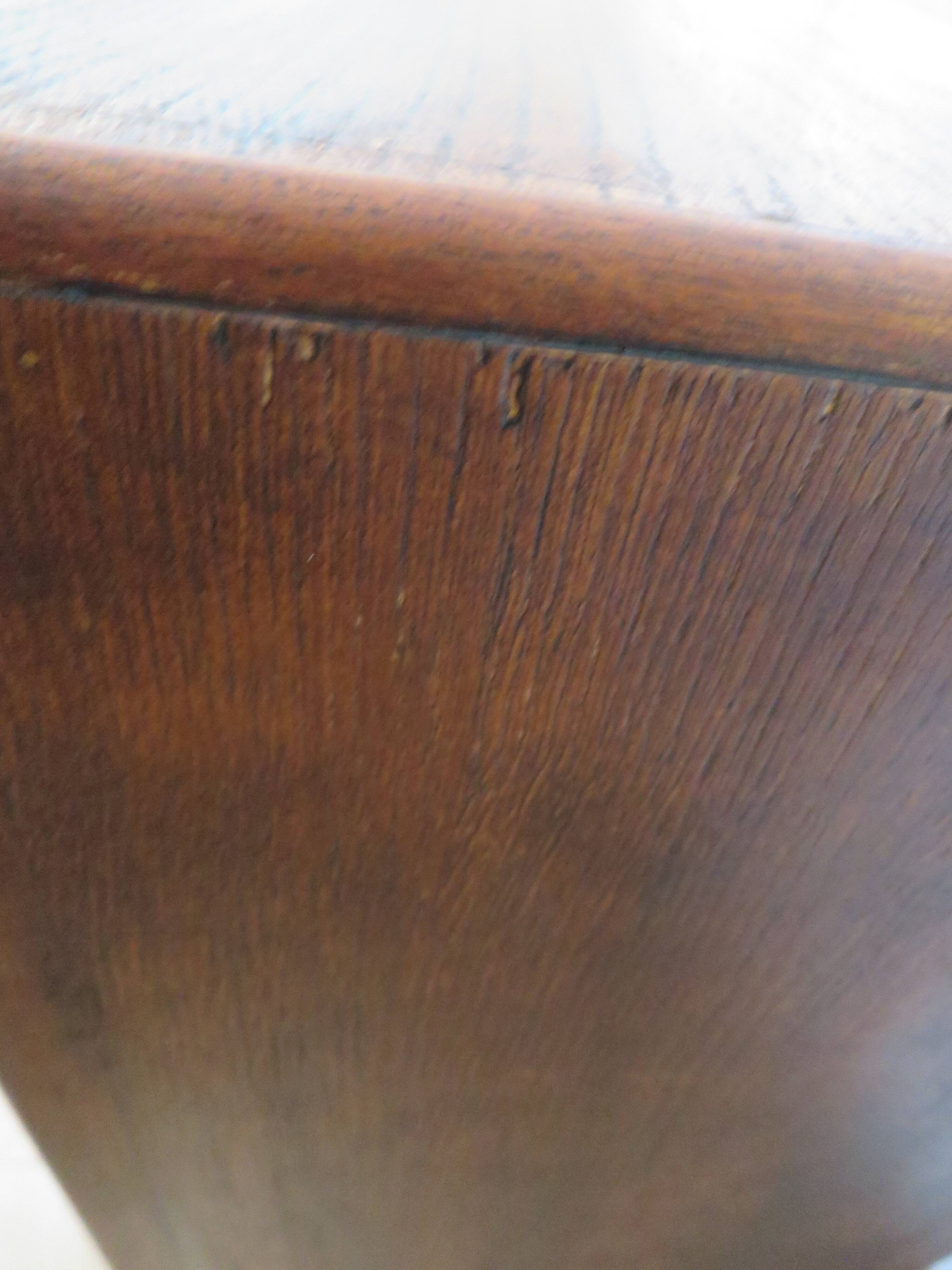 Art Deco chest of drawers with 4 drawers in oak, France 1930s-50s