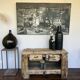 Raw wood workbench