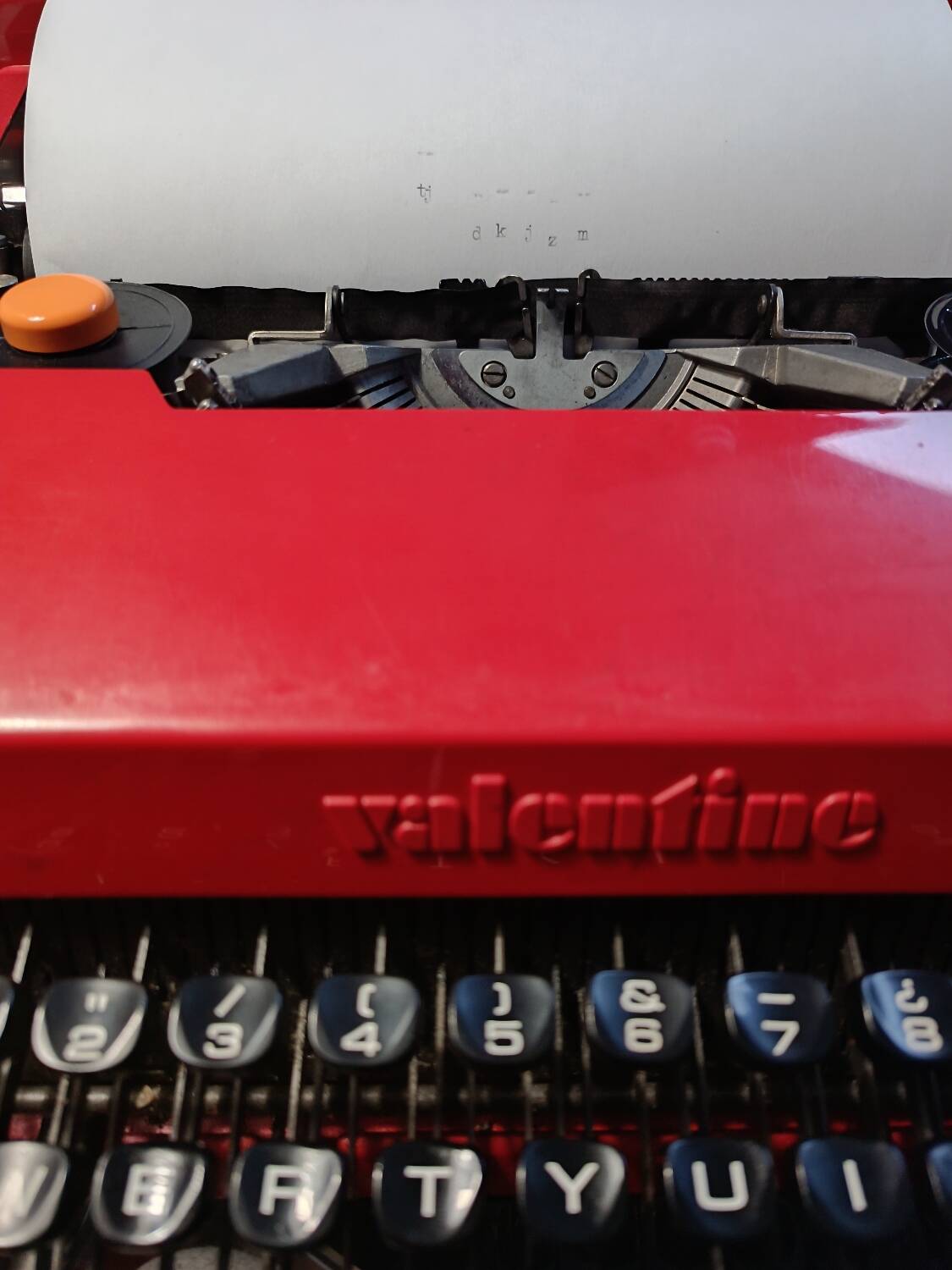 Valentine typewriter by Ettore Sottsass for Olivetti year 1969
