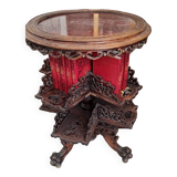 Asian revolving bookcase