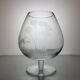 6 crystal cognac glasses