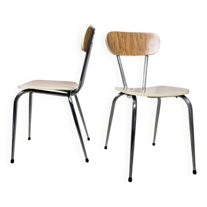 Duo de chaises en formica