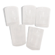 Set of 5 glasses of bubble bistros blown mouth