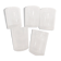 Set of 5 glasses of bubble bistros blown mouth