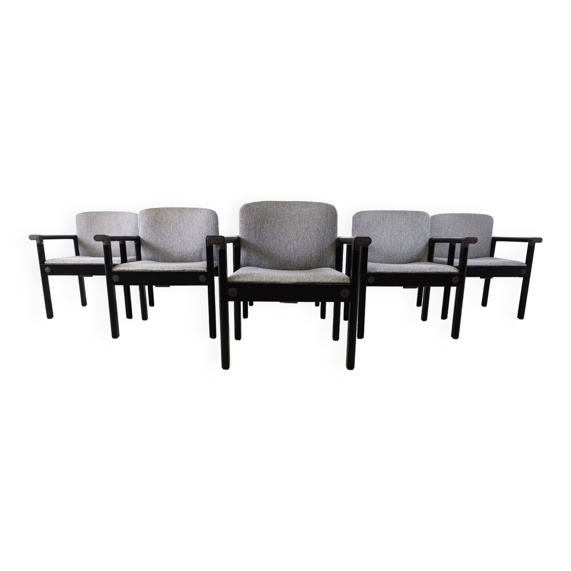 Vintage armchairs by Gerd Lange, 1970s - set of 6
