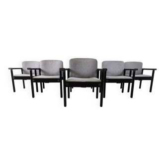 Vintage armchairs by Gerd Lange, 1970s - set of 6