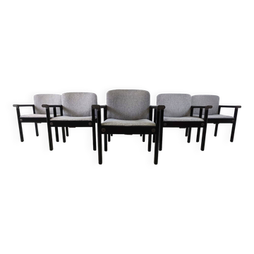 Vintage armchairs by Gerd Lange, 1970s - set of 6