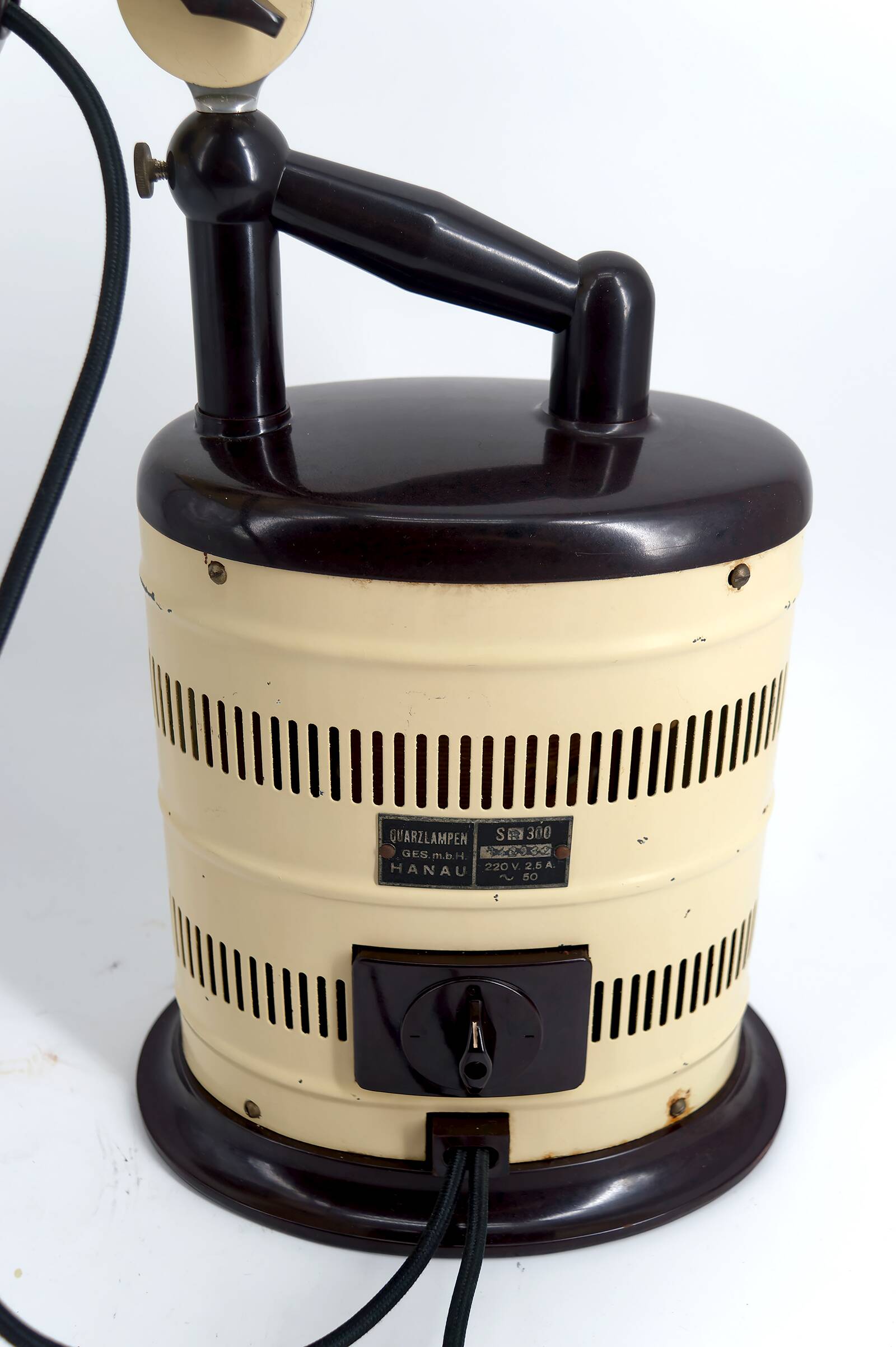 Medical lamp "Höhensonne" S300, Art Deco Bauhaus – Original Hanau
