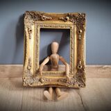Golden baroque frame