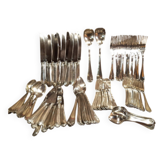 98-piece silver metal cutlery set