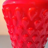 Large Italian glass vase Empoli