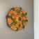 Cubic ceramic 31cm colorful "pop art" fat lava wall light element, germany, 1970