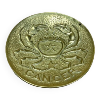 Ancien vide poche bronze s max le verrier signe astrologique" cancer " art deco