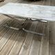 Table basse marbre calacatta design 1970