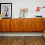 Scandinavian teak sideboard and “pin” legs