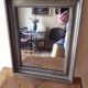 Gold wood mirror 34x42cm