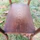 Oak side table with goat legs from the 1940s.